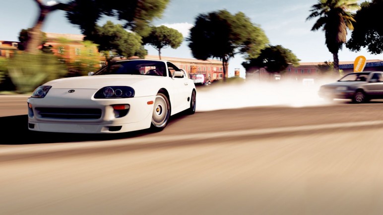 TOYOTA WHITE COIUPE