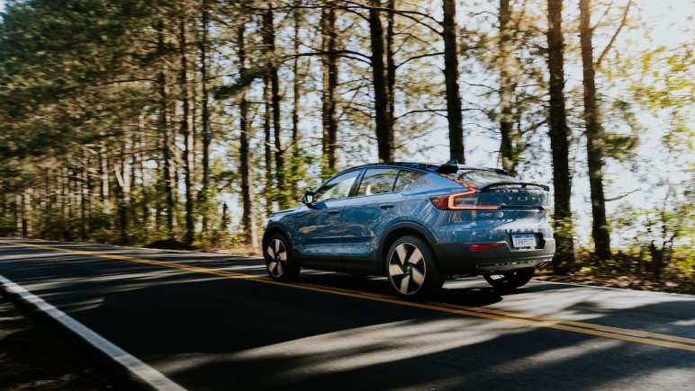 BLUE VOLVO