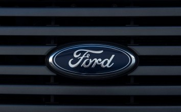 BLACK AND SILVER FORD LOGO