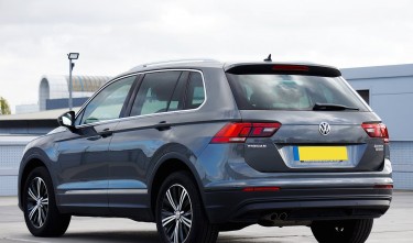 BACK VIEW OF VOLKSWAGEN TIGUAN