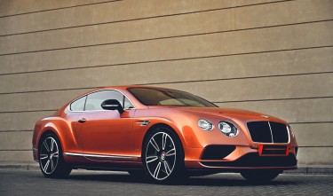 ORANGE BENTLEY CONTINENTAL GT