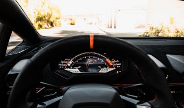 BLACK INSTRUMENT PANEL OF A CAR