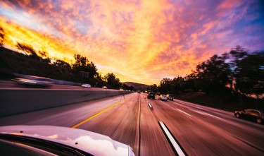 CARS AHEAD ON ROAD