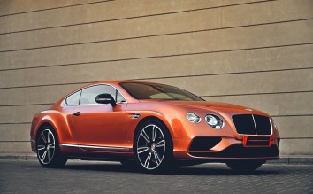 ORANGE BENTLEY CONTINENTAL GT