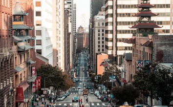 A STREET IN A CITY