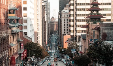 A STREET IN A CITY