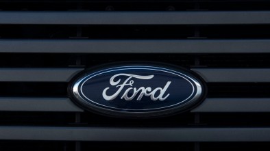 BLACK AND SILVER FORD LOGO