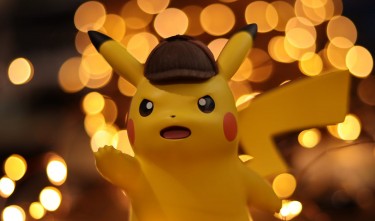 CLOSE -UP PHOTO OF POKEMON PIKACHU FIGURINE