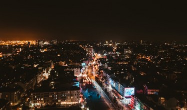 CITY DURING NIGHTTIME