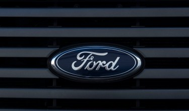 BLACK AND SILVER FORD LOGO