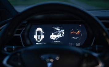 DASHBOARD OF TESLA MODEL X