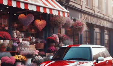 RED MINI COOPER