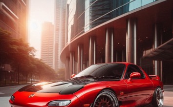 RED MAZDA SPORTS CAR