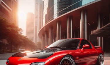 RED MAZDA SPORTS CAR