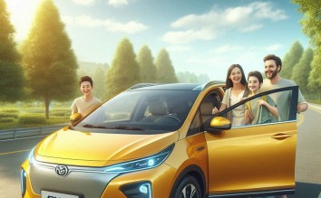 BYD YELLOW CAR 