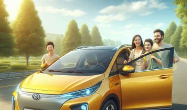 BYD YELLOW CAR 