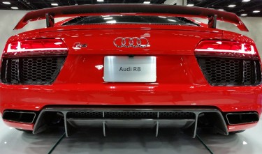 AUDI R8 AUDI SPORTS CAR FAST RED 