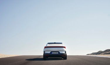 Polestar 4 at Gotland Ring, Sweden.