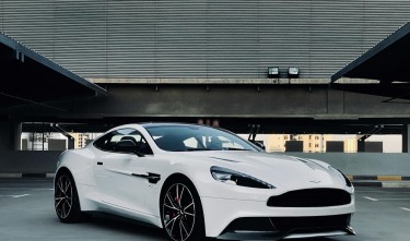 White Aston Martin