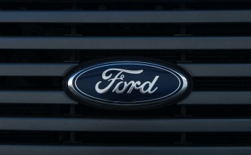 BLACK AND SILVER FORD LOGO