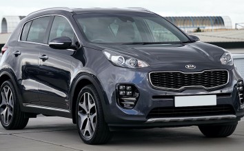  A BLACK KIA SPORTAGE